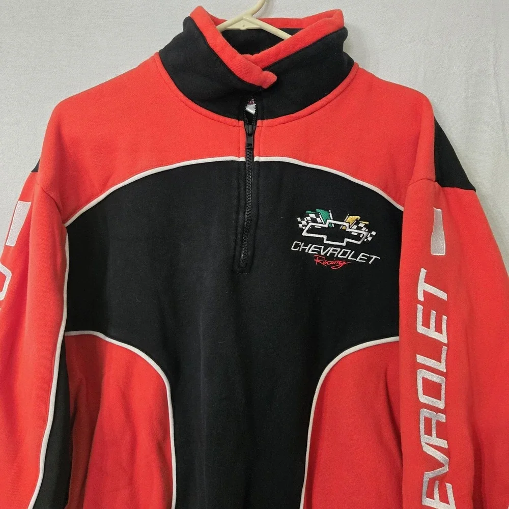 Chevrolet Racing Champions NASCAR Pullover Sweatshirt Mens M‎ Embroidered Chevy